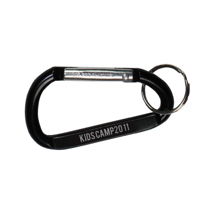 "Cara M" Medium Size Carabiner Keyholder with Split Ring Attachment 12