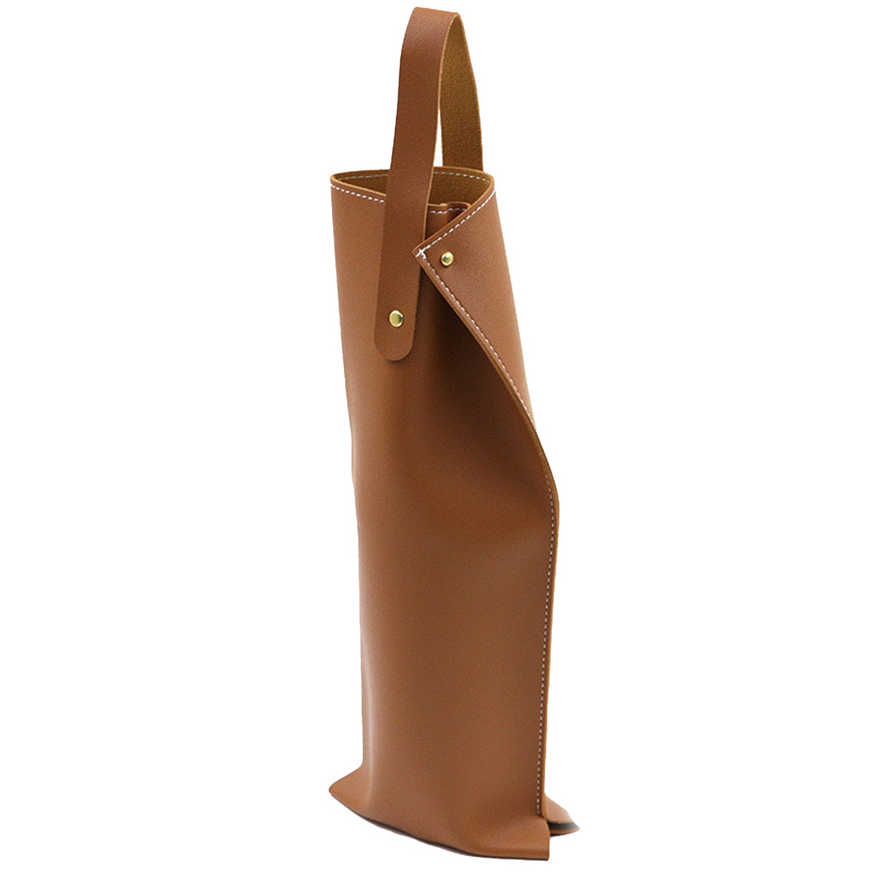 Leather Wine Tote Bag 3