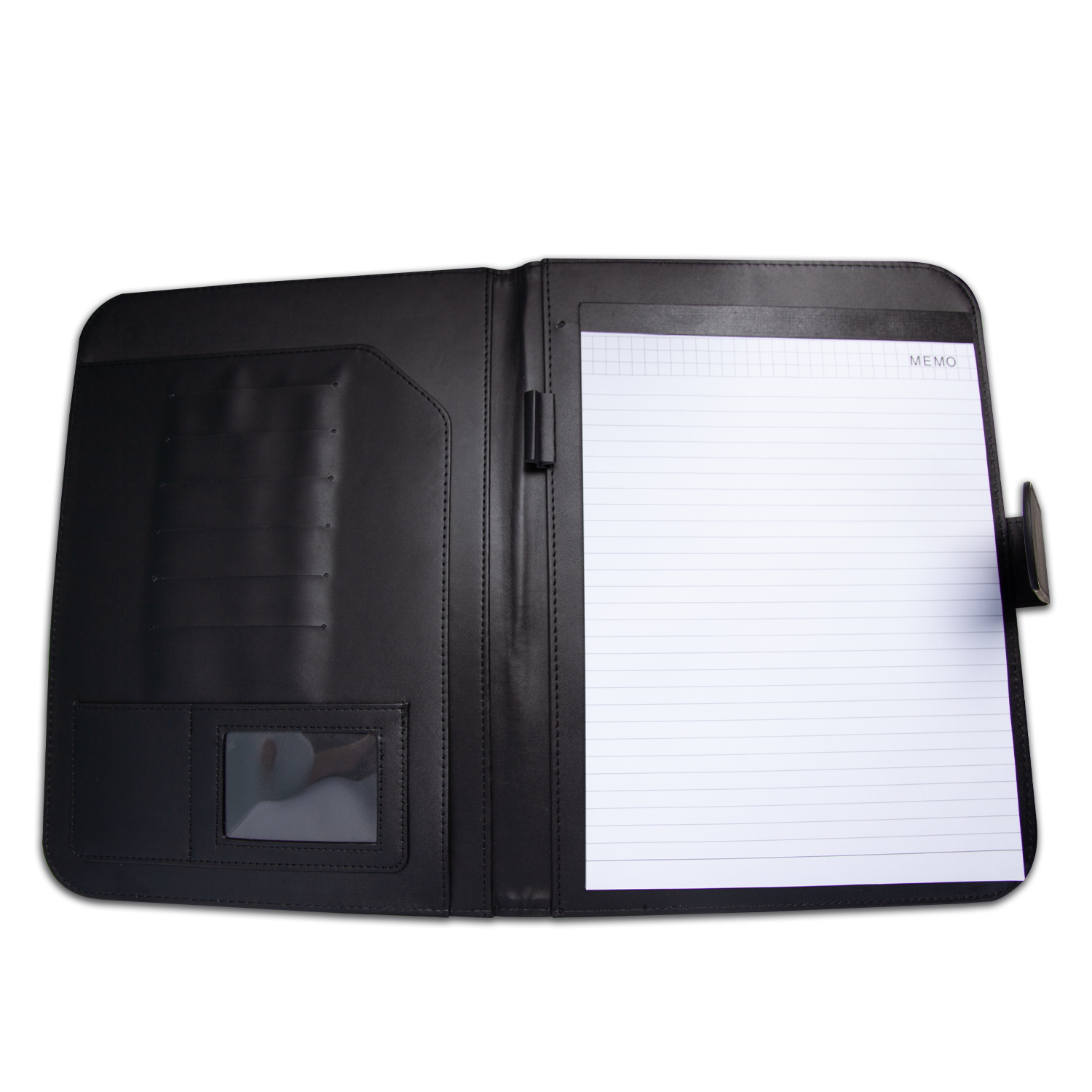 The Executive Black Leather Portfolio 2