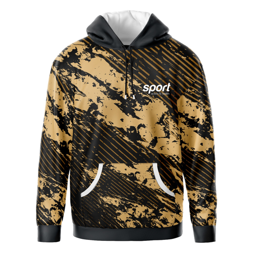 Unisex & Kids' Digital Printed 310G Cotton Hoodie with 3