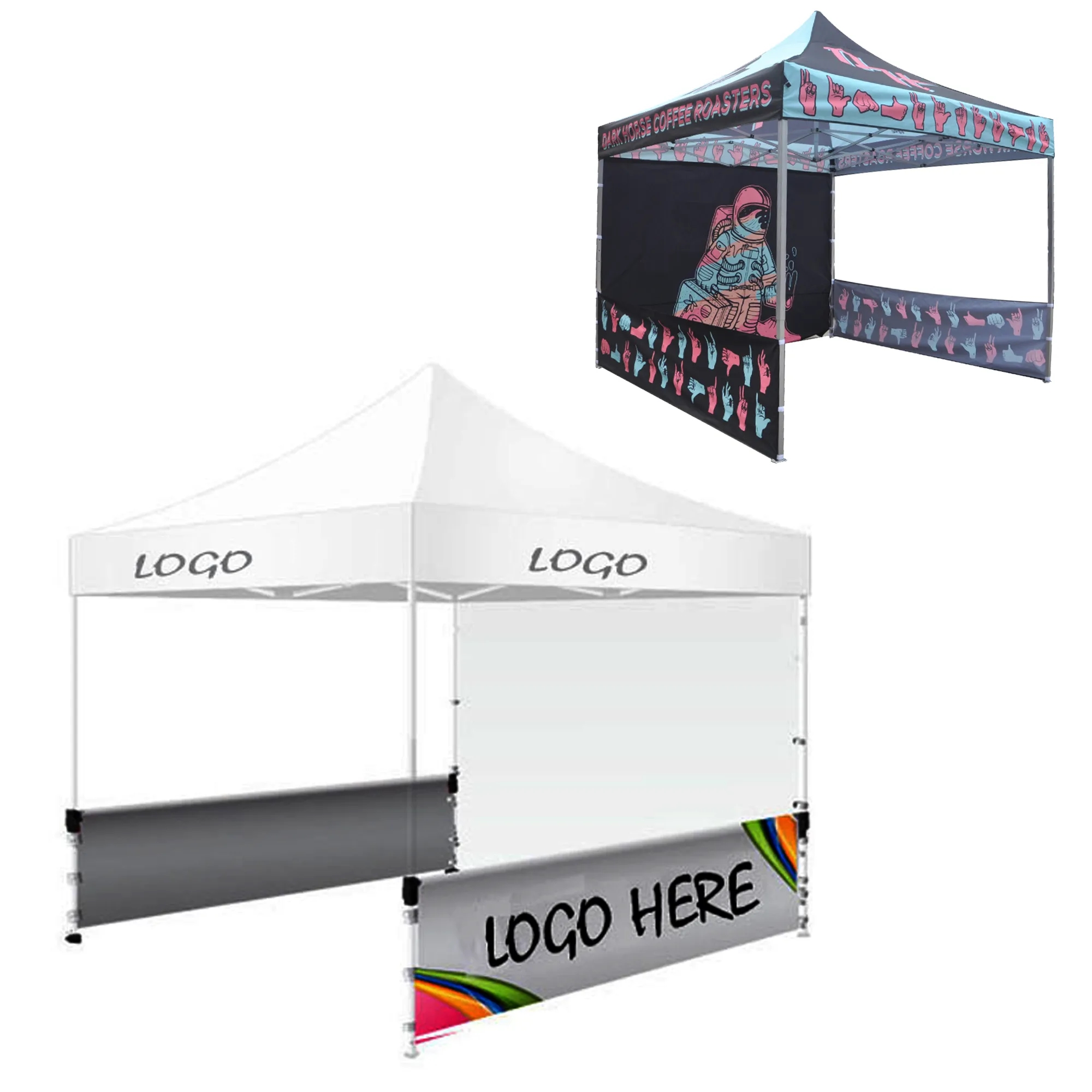 10' x 10' Square Canopy Tent 2