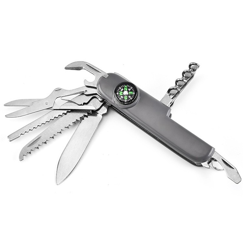 Multi-Function Tool Pocket Knife with Compass 9