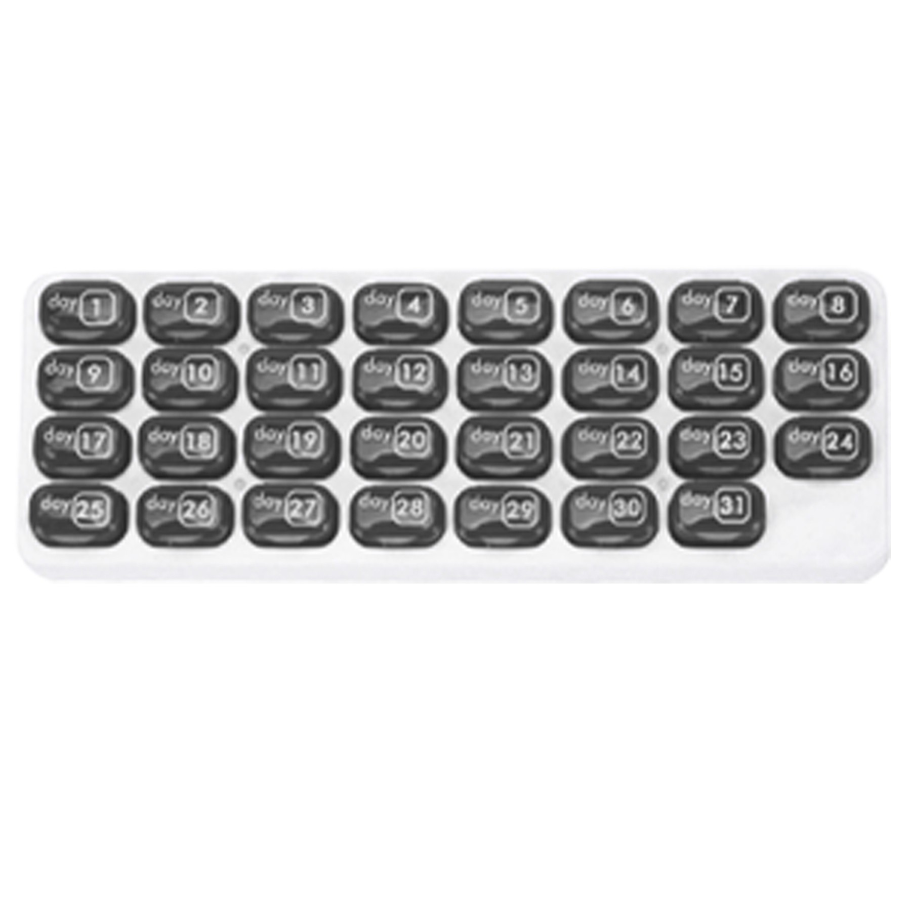 31-Compartment Keyboard Type Medicine Box 6