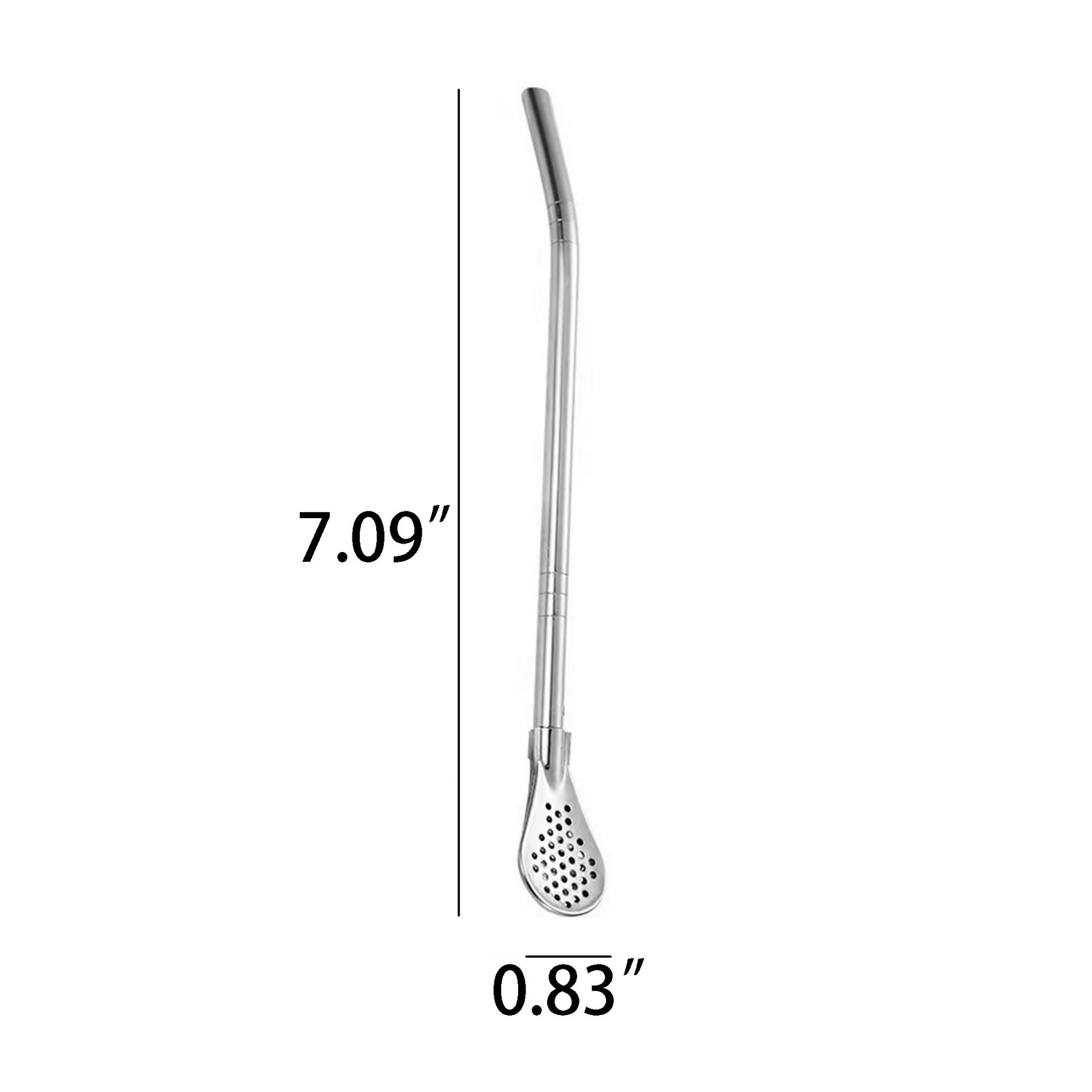 Spoon Straws 304 Stainless Steel With Filter Spoon 2
