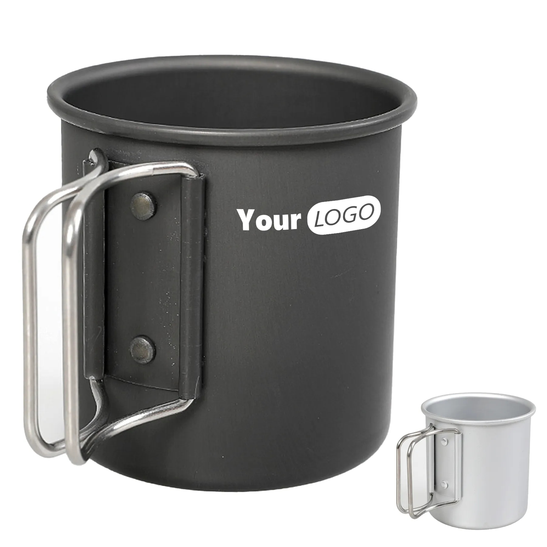 Alloy Outdoor Camping Folding Water Cup 15