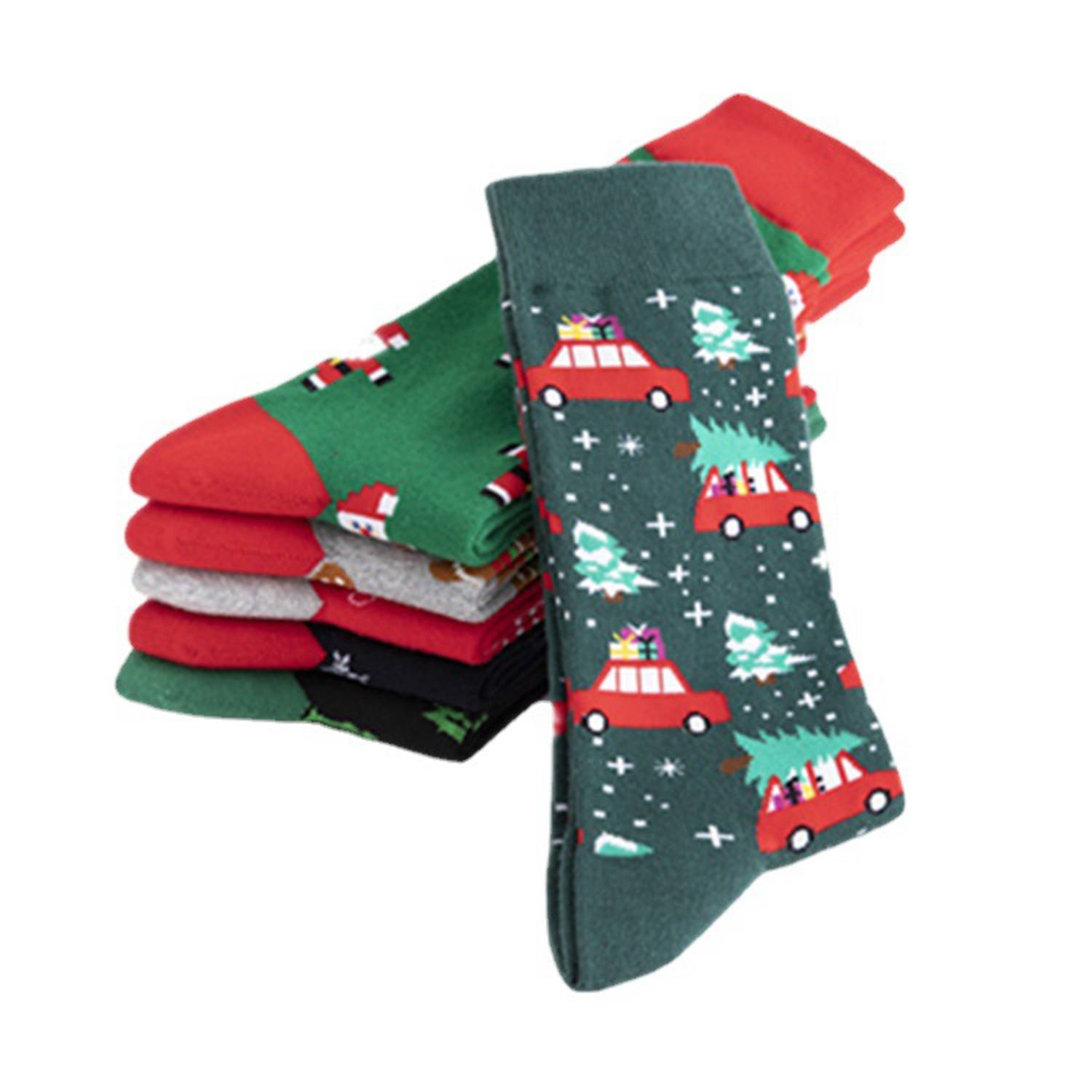 Knitted Christmas Warm Socks 7