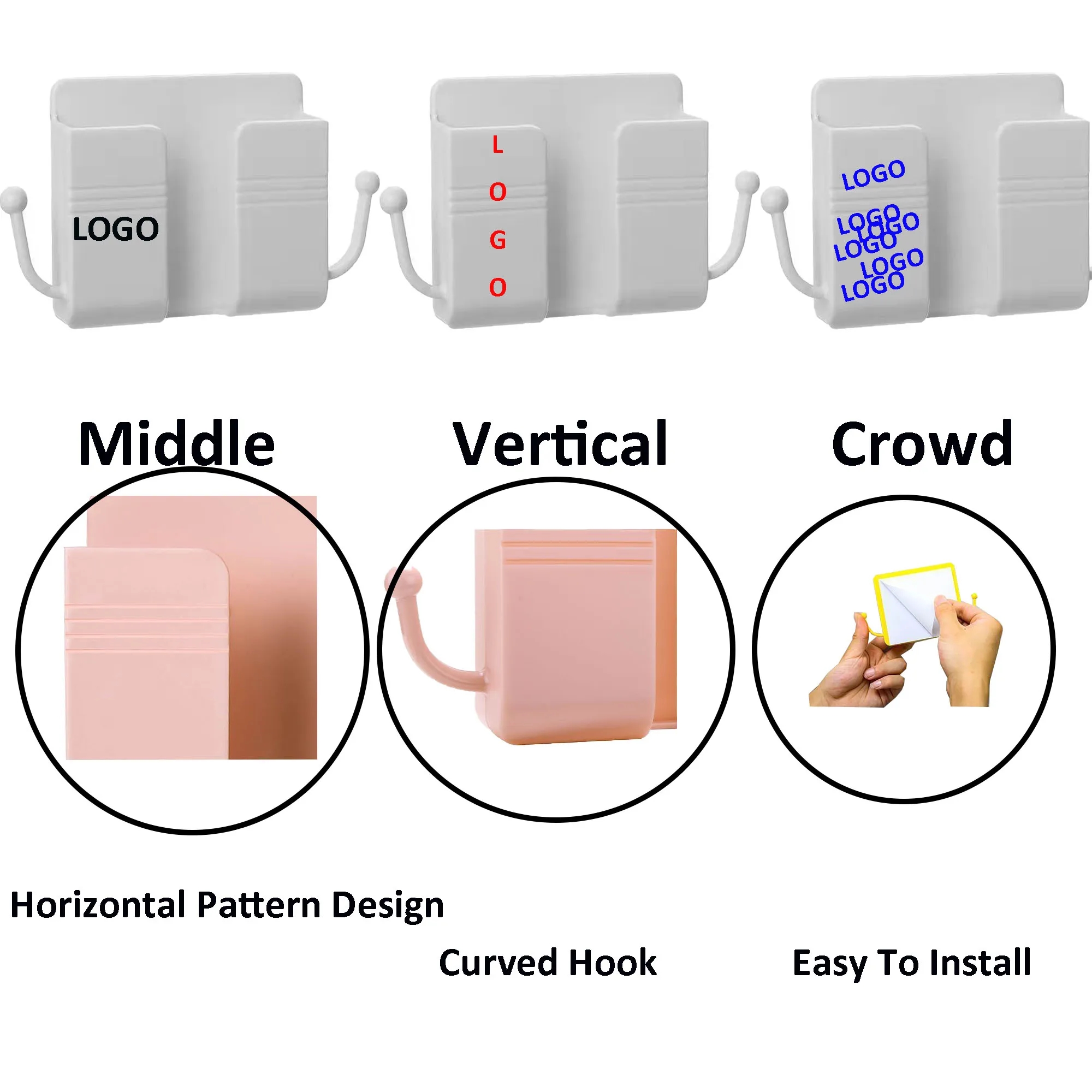 Wall Mount Multifunctional Phone Holder 1