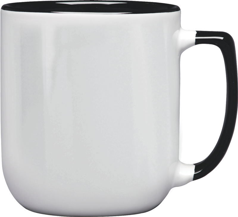 17 oz. Duo-Tone Noble Mug - Deep Etched 5