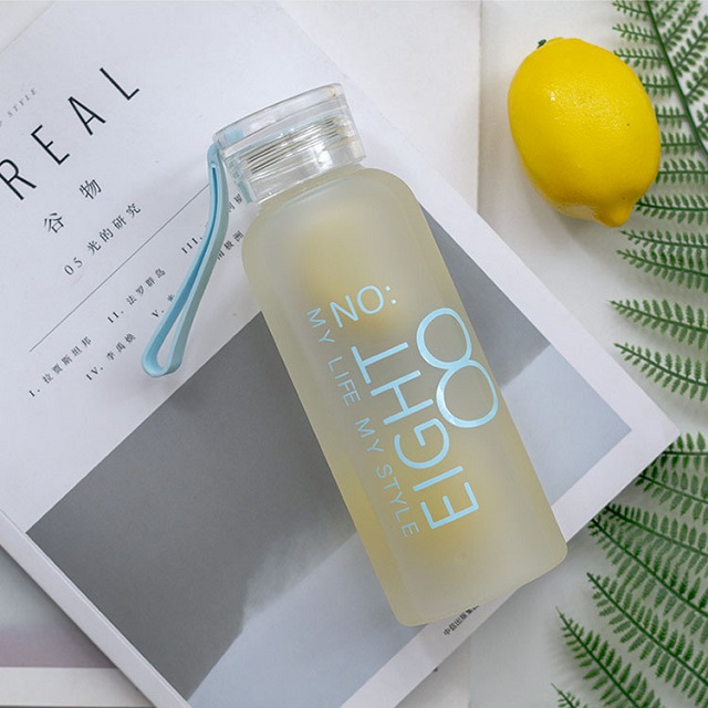 Glass Water Bottle 15 oz 7