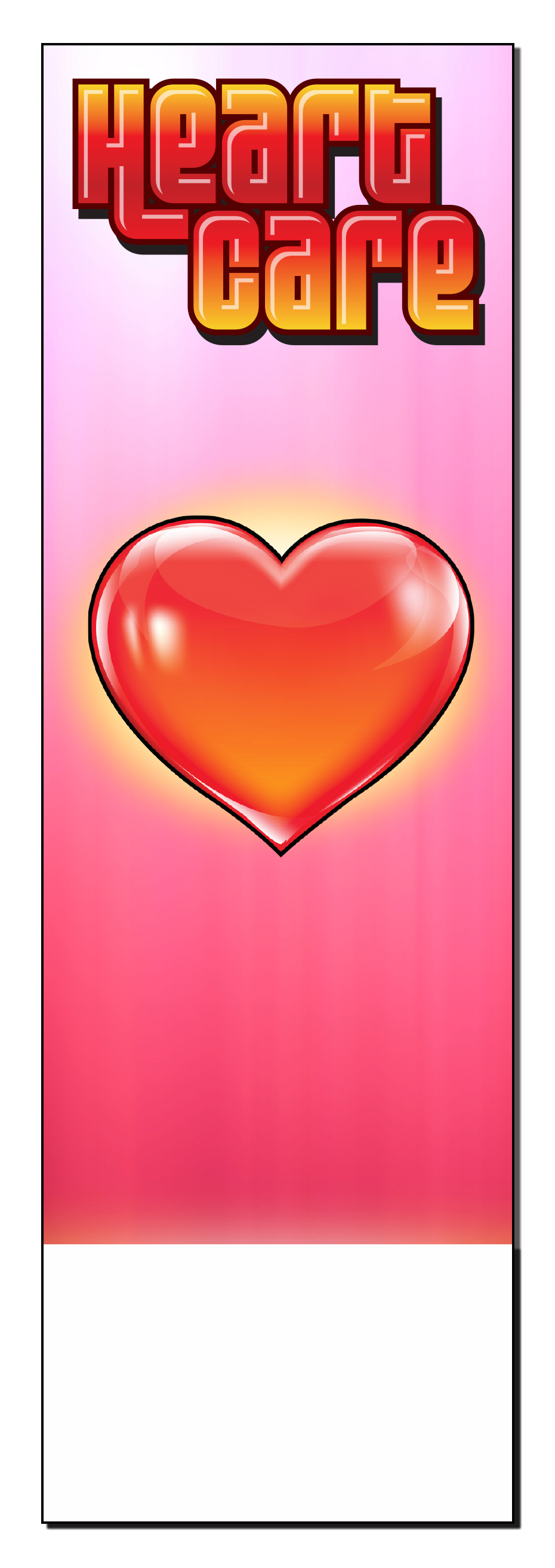 BOOKMARK - Heart Care Bookmark 4
