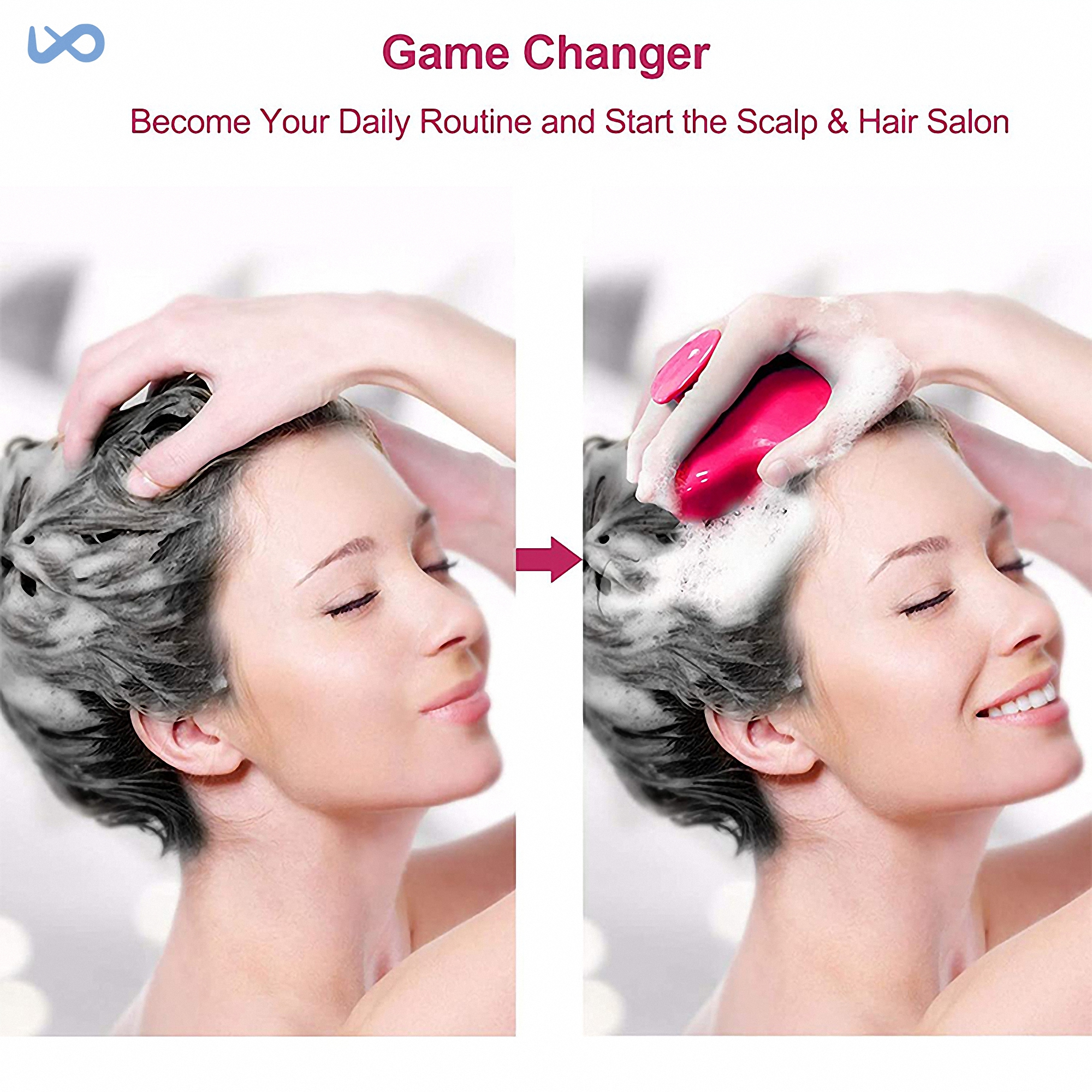 Silicone Scalp Massager Brush 5
