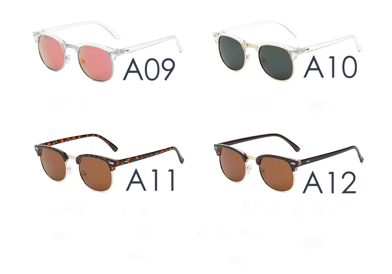 Half Frame Sun Glasses Vintage Sunglasses 13