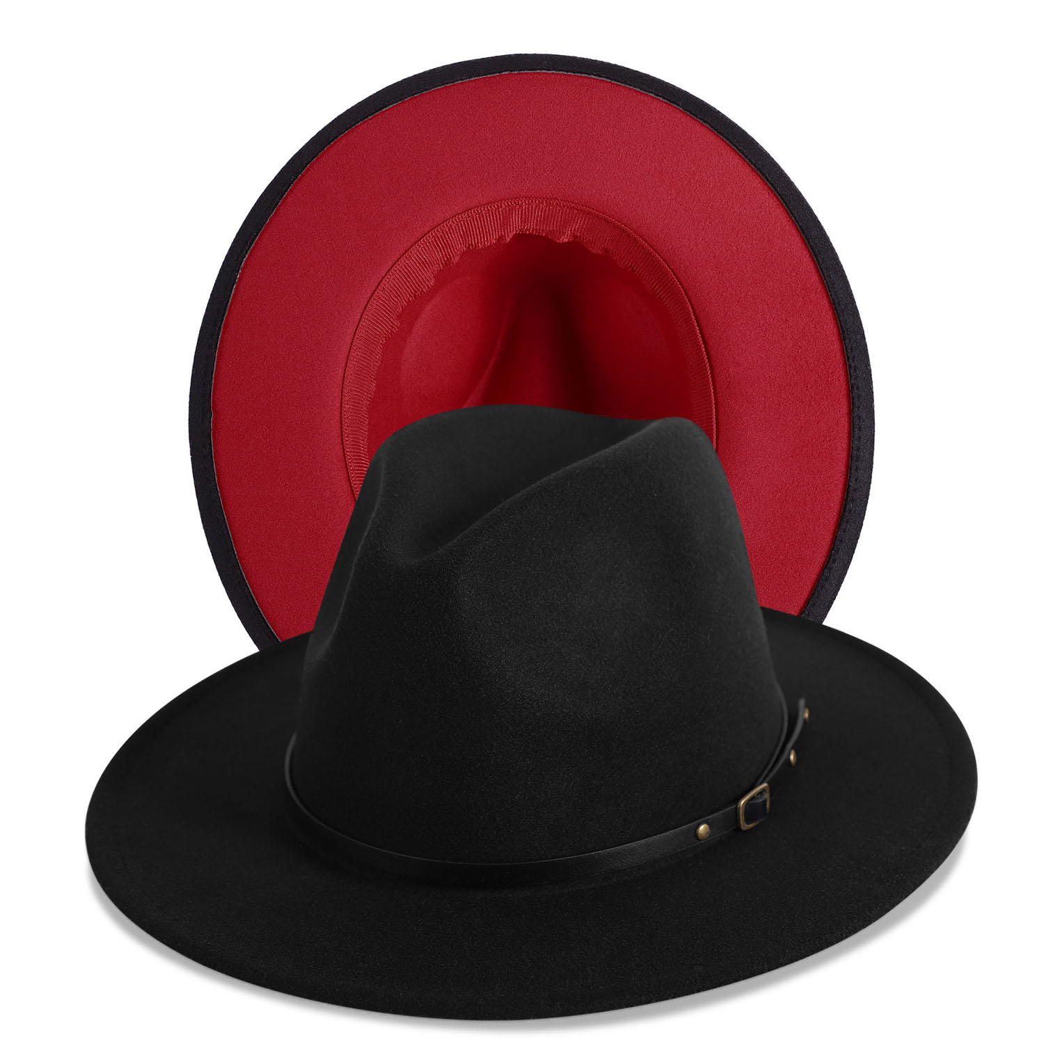 Fedora Hat w/Thin Belt Band 4