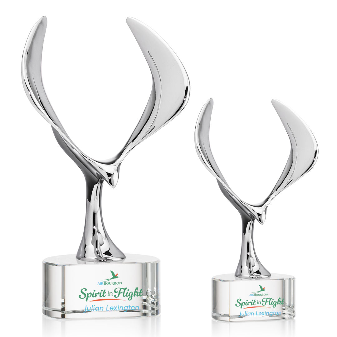 Maverick Eagle VividPrint™ Award on Paragon Base - Clear