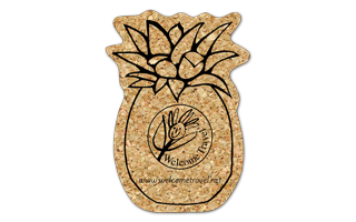 Pineapple Cork Coaster 7