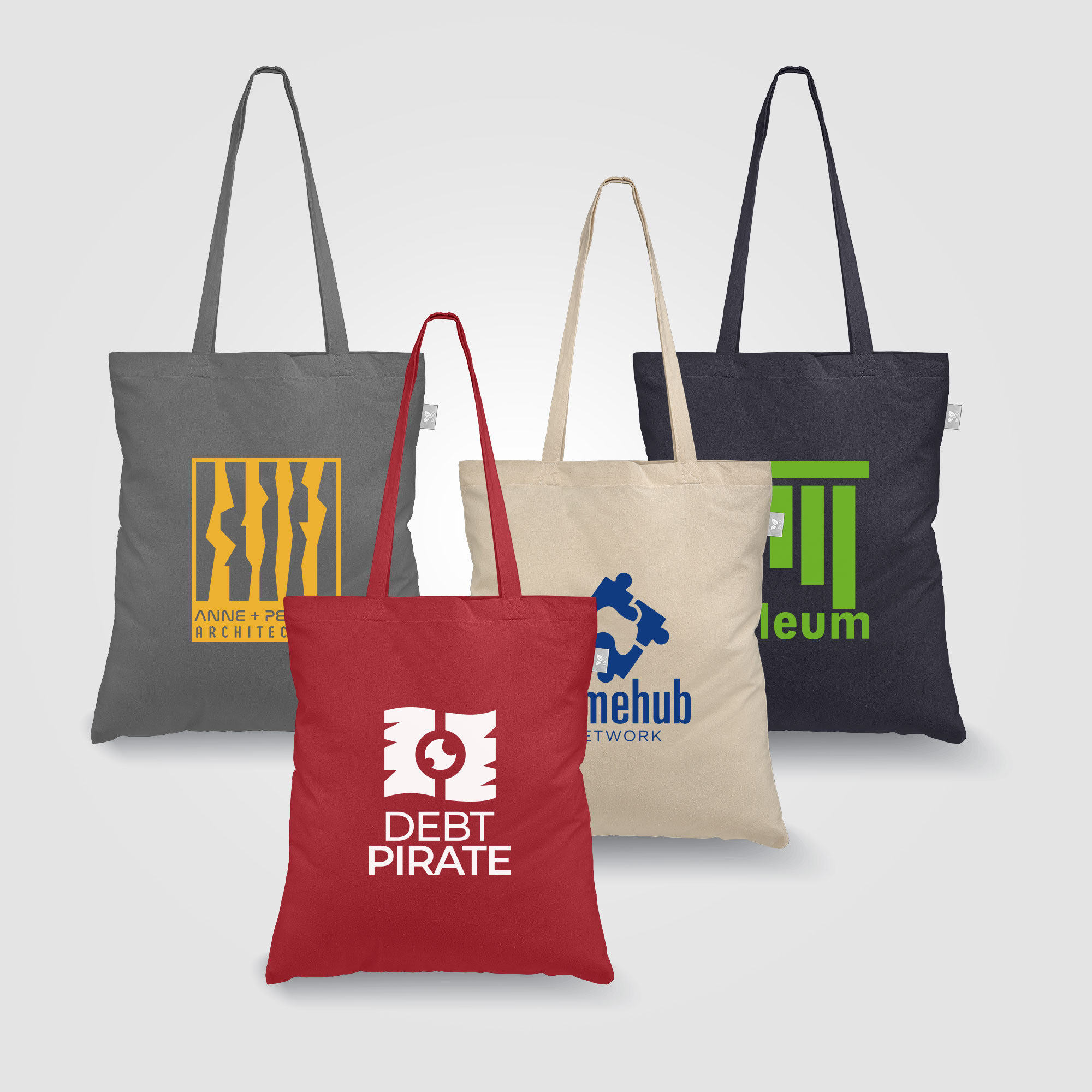 Geo - 5 oz. Recycled Cotton Tote Bag, custom tote bag with logo imprint 8