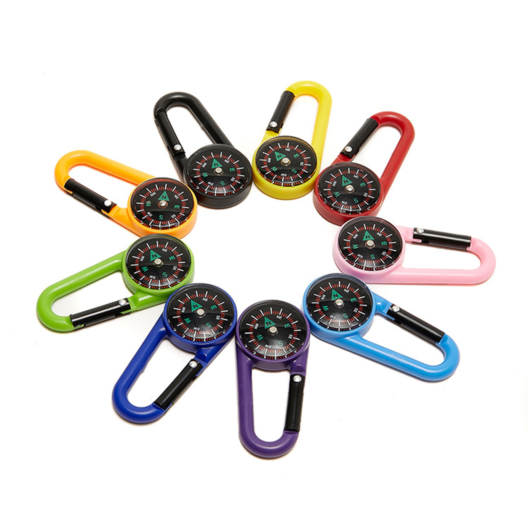 Metal Carabiner Compass 2