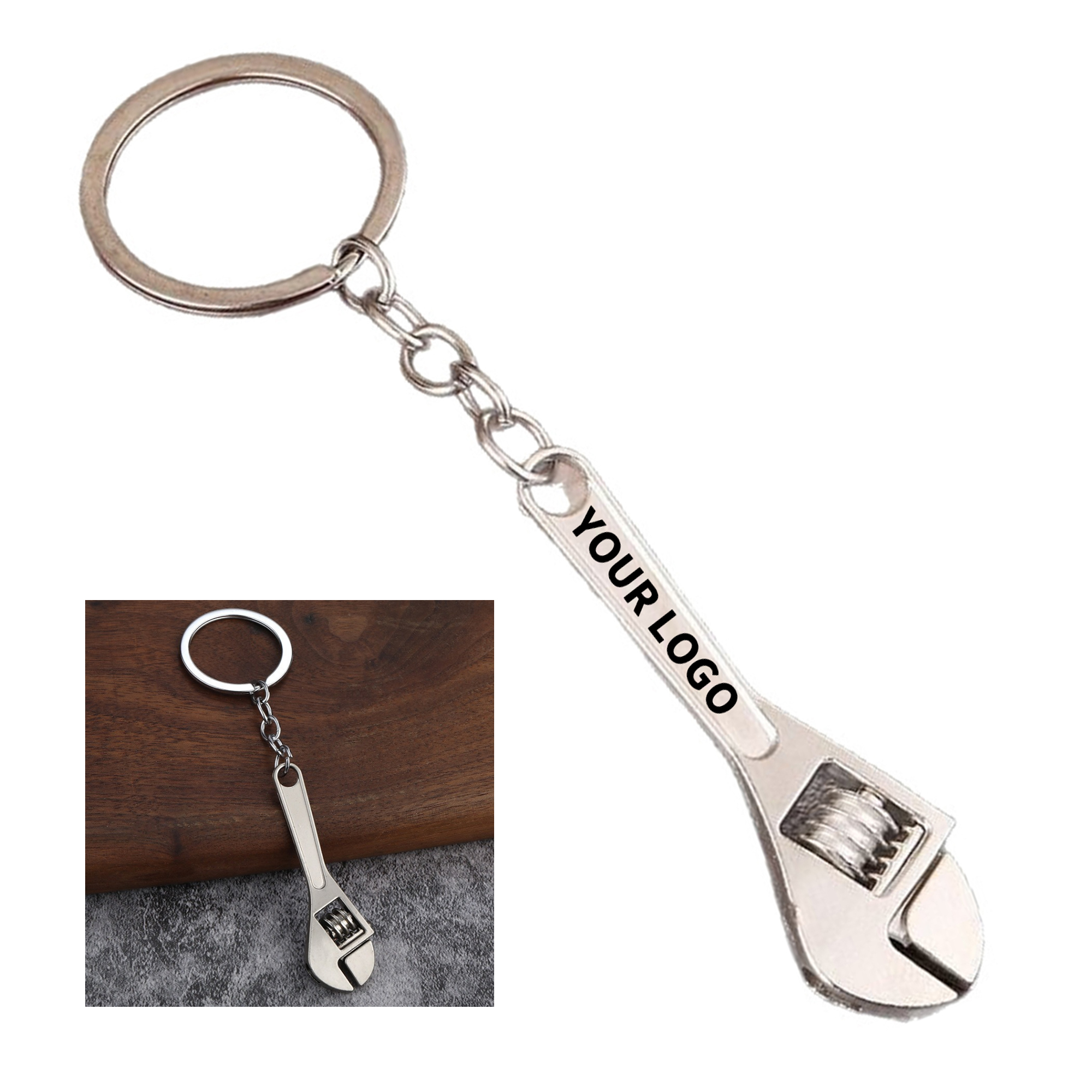 Mini Wrench Metal Key Ring Tool 2