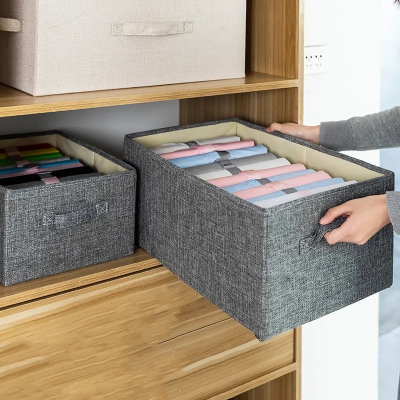 Fabric Storage Bins Cube With Double Handle 6