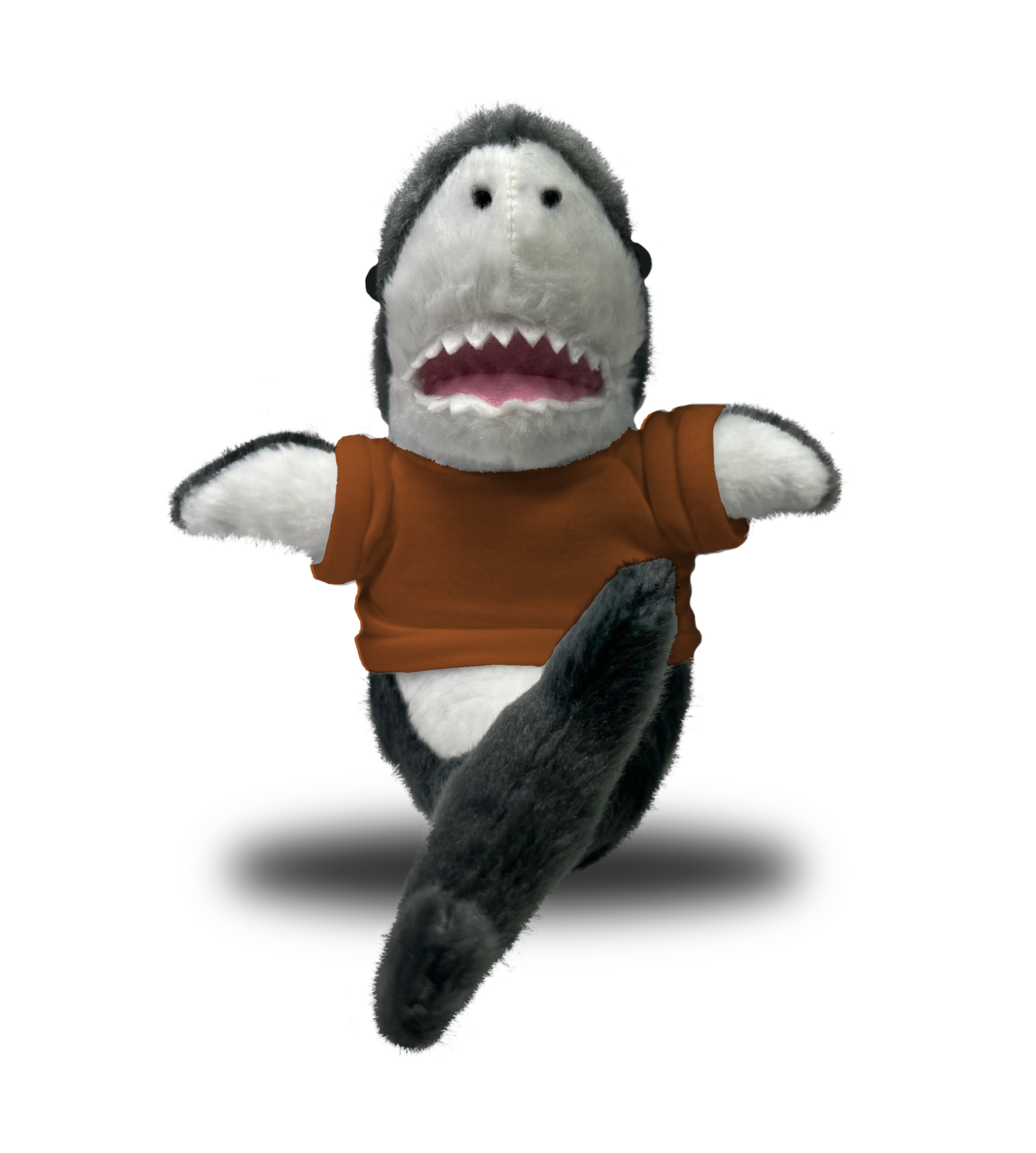 Plush Sitting Great White Shark 15