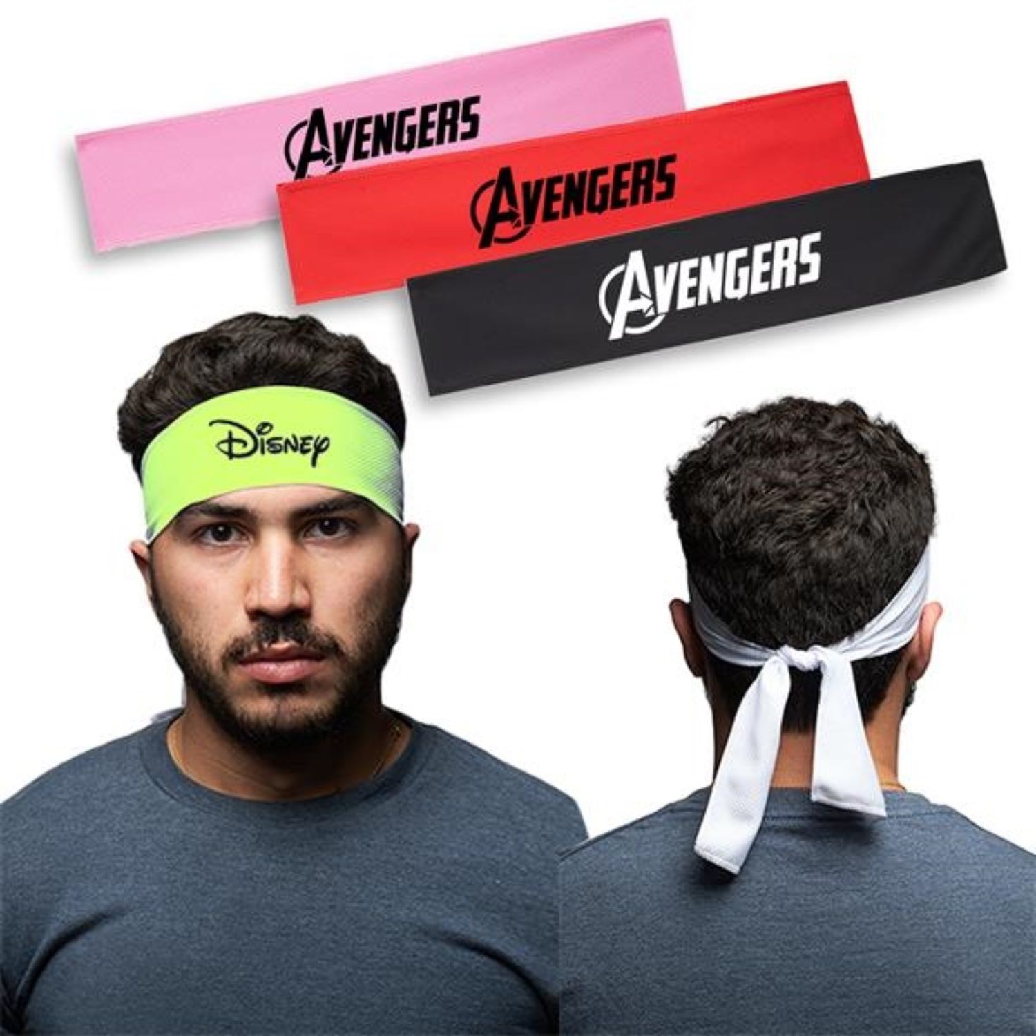 Athletic Sports Headband w/ Custom Imprint Tie Back Headwear 1