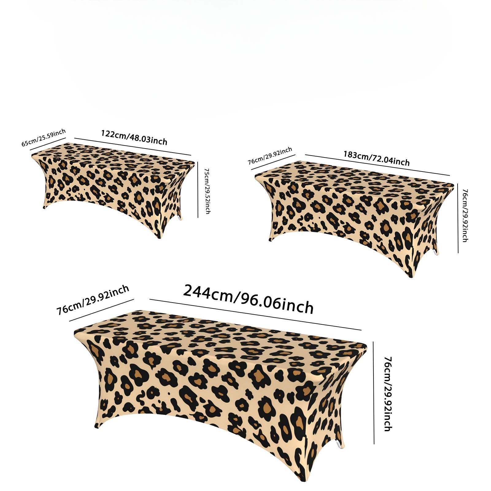 4FT Customized Full-Color Logo Exhibition Tablecloths 1