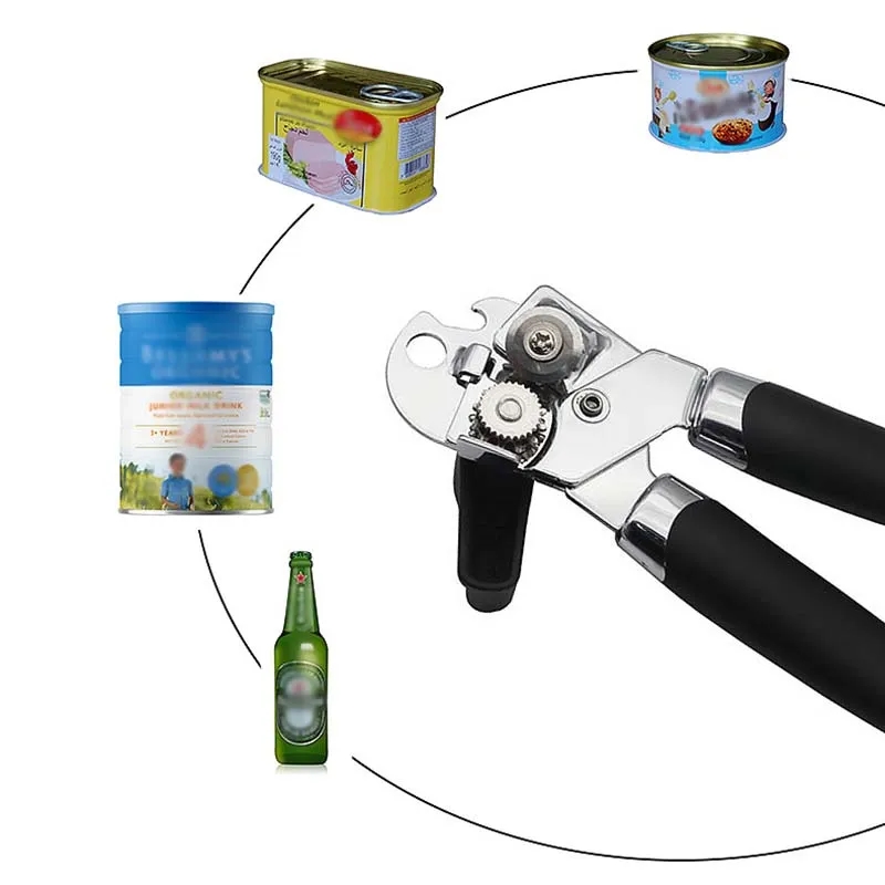 Multi-functional non-slip hand held can opener 9