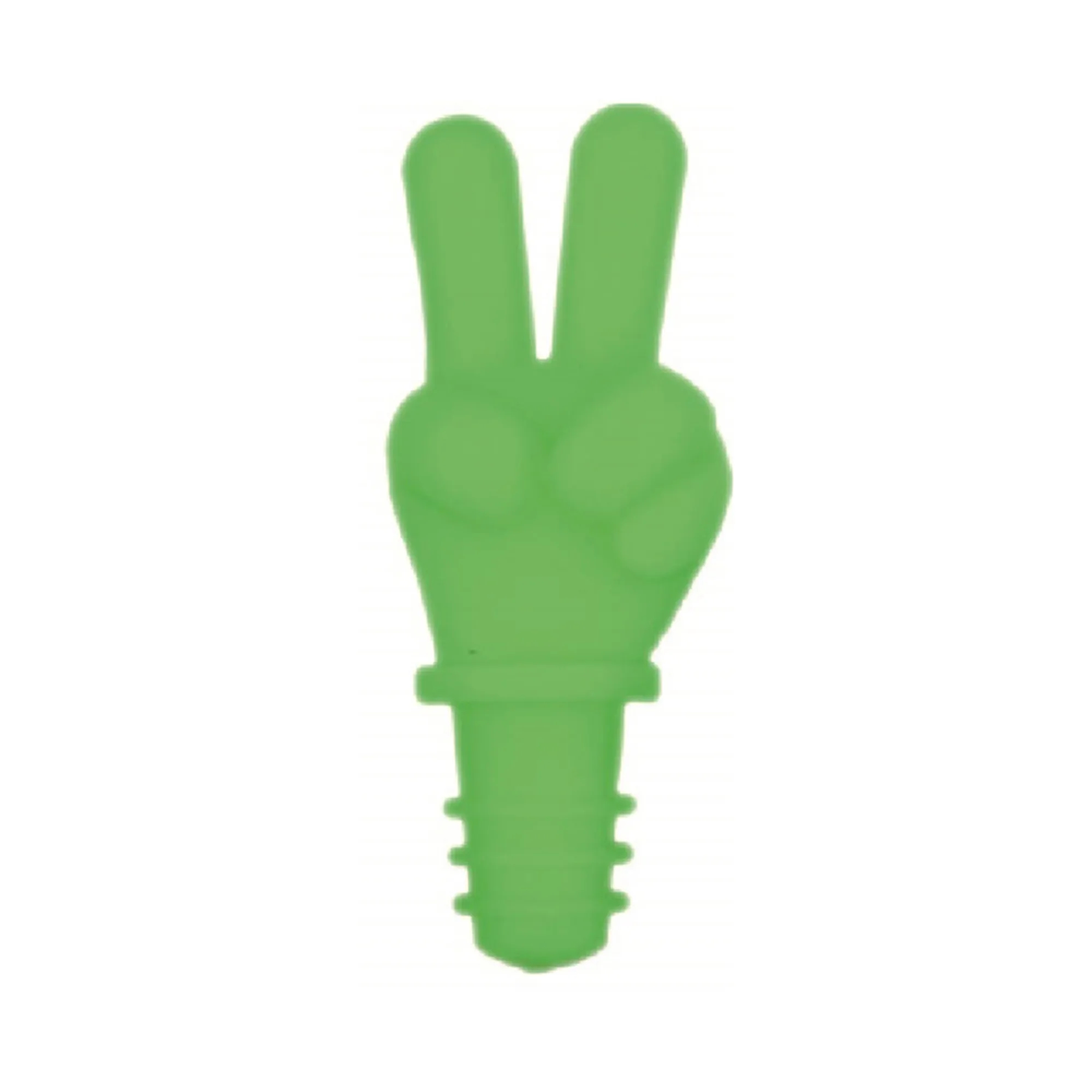Victory Sign Silicone Wine Stopper 4