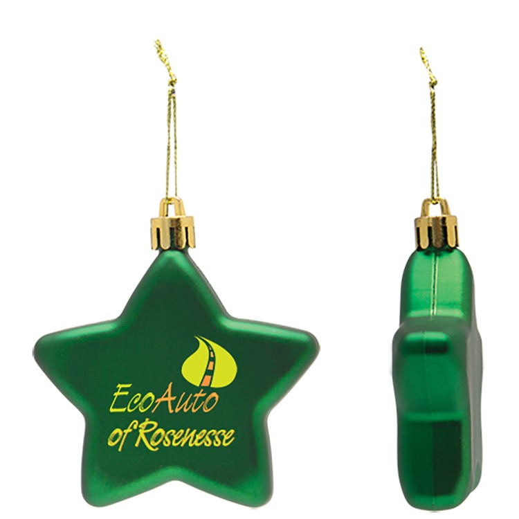 Shatter Resistant Flat Star Ornament 11
