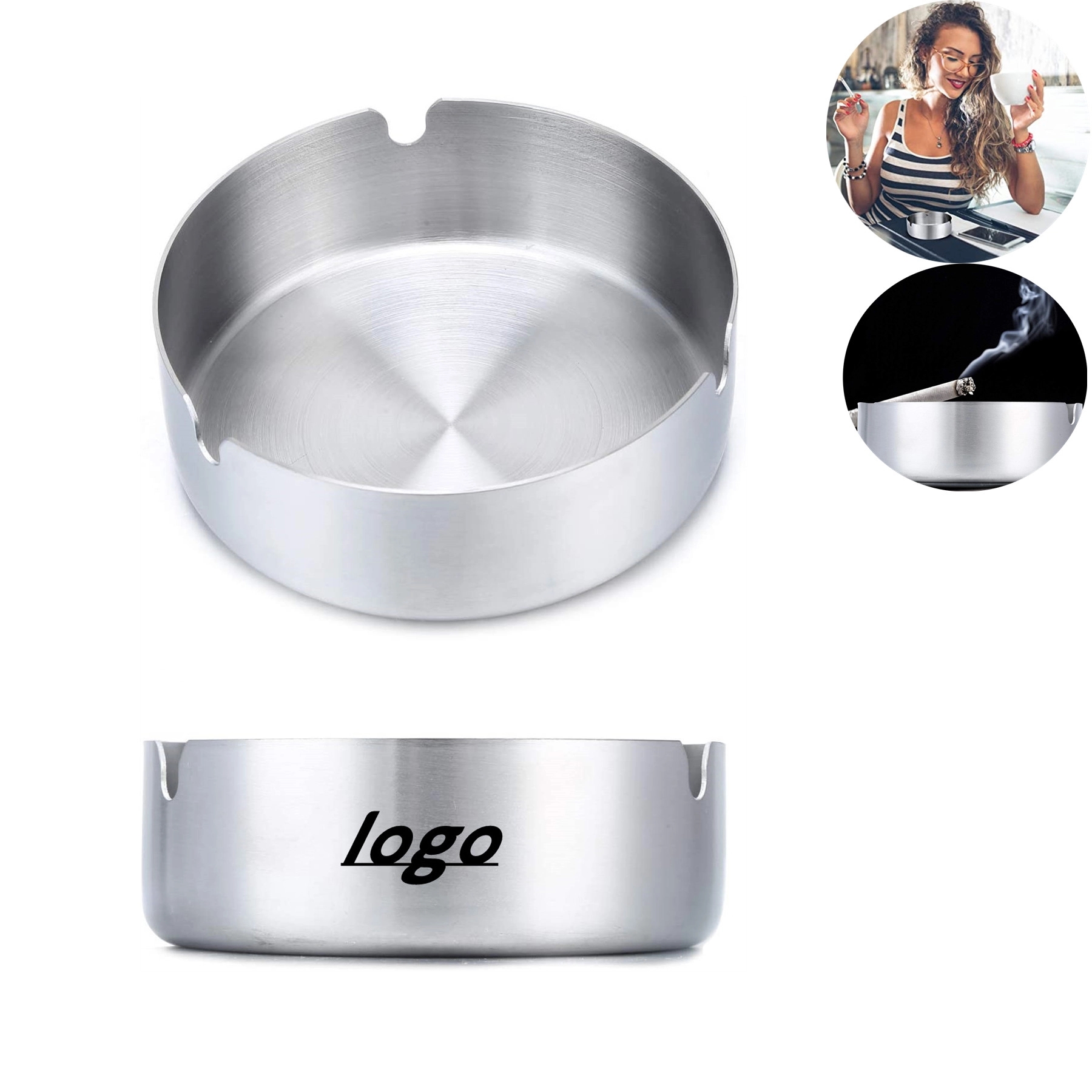 Stainless Steel Ashtray 2