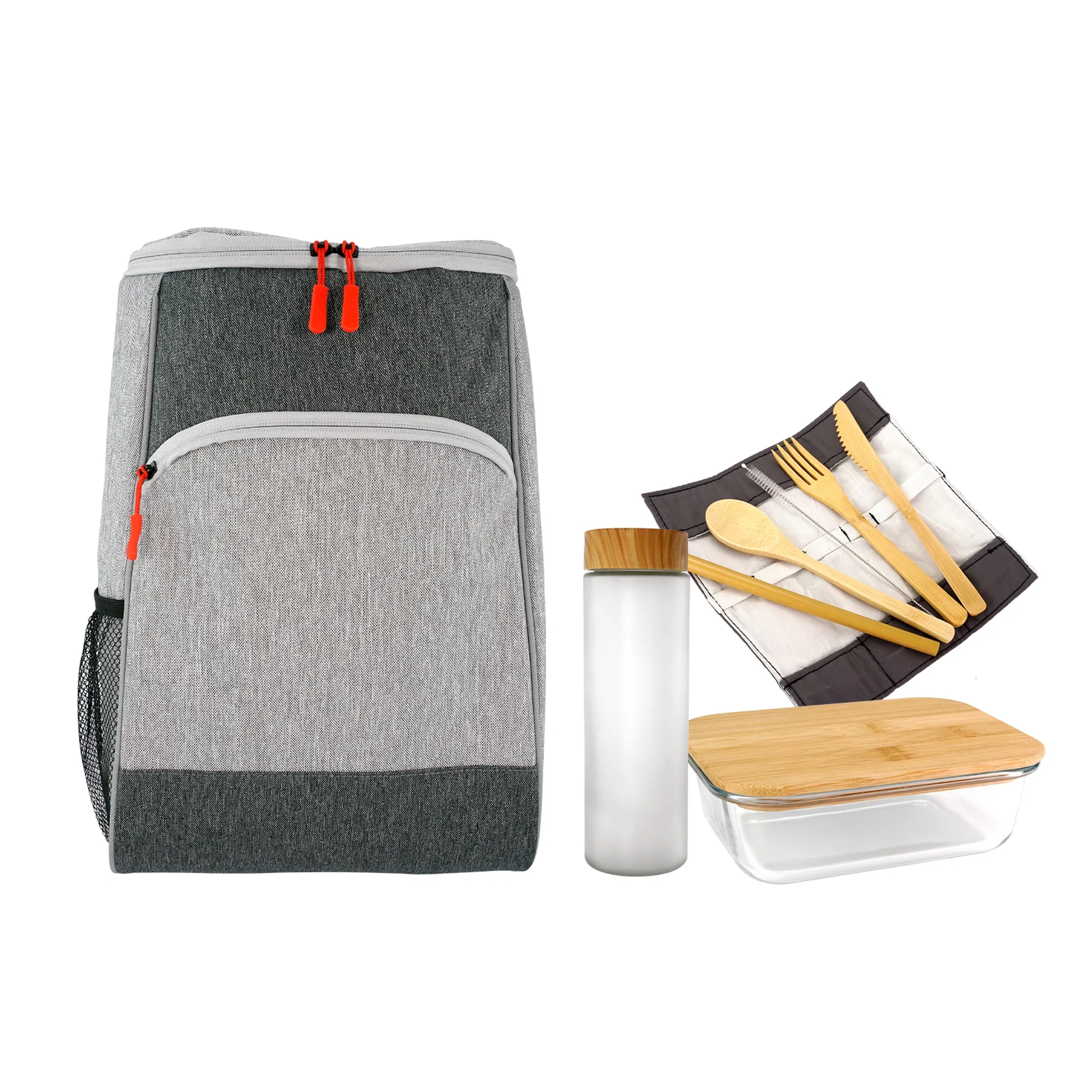 BAY COOLER BACKPACK GLASS LUNCH SET 17