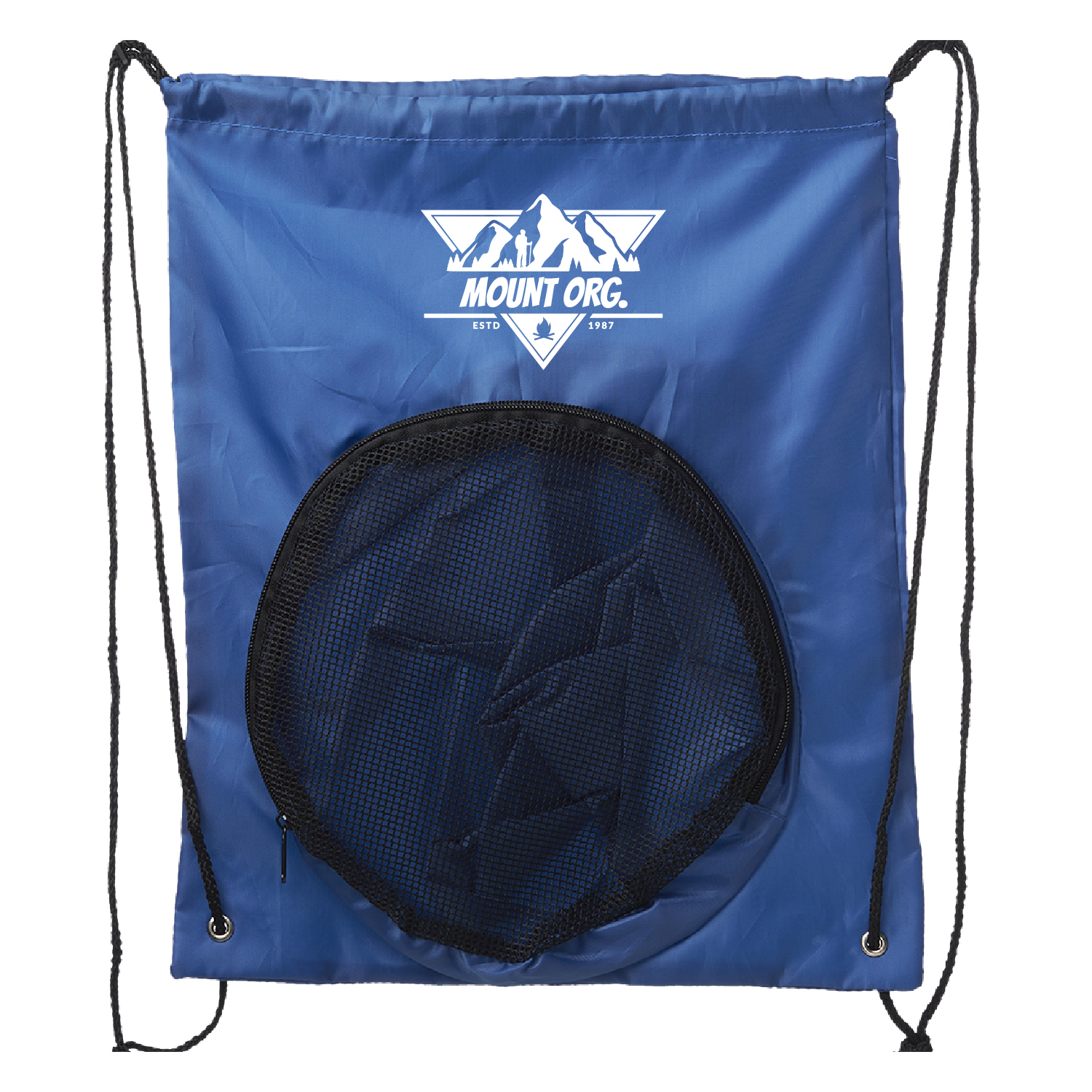 Ball Carrier Drawstring Backpack (1 Color Imprint) 3
