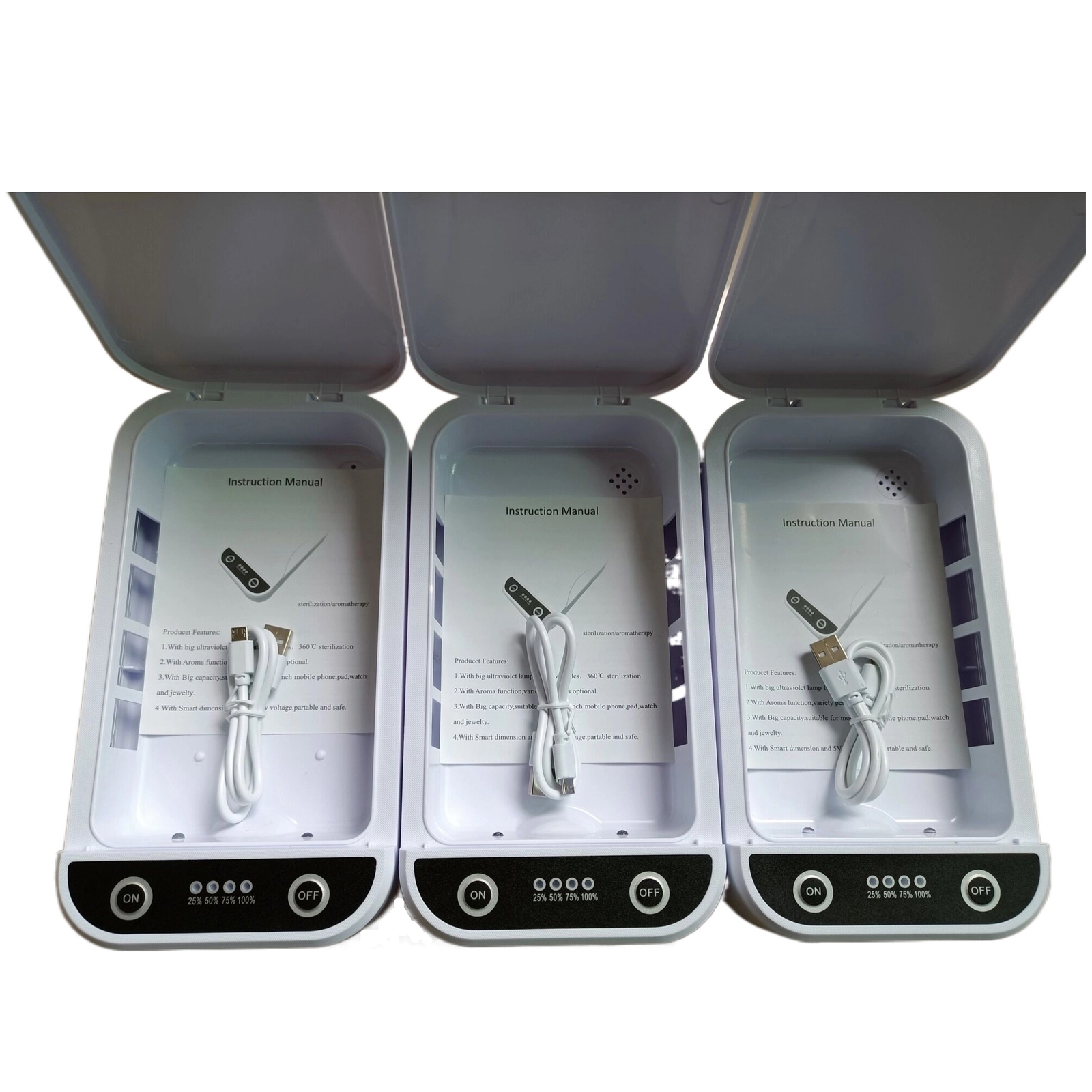 Portable UV light Cell Phone Sanitizer Box 7