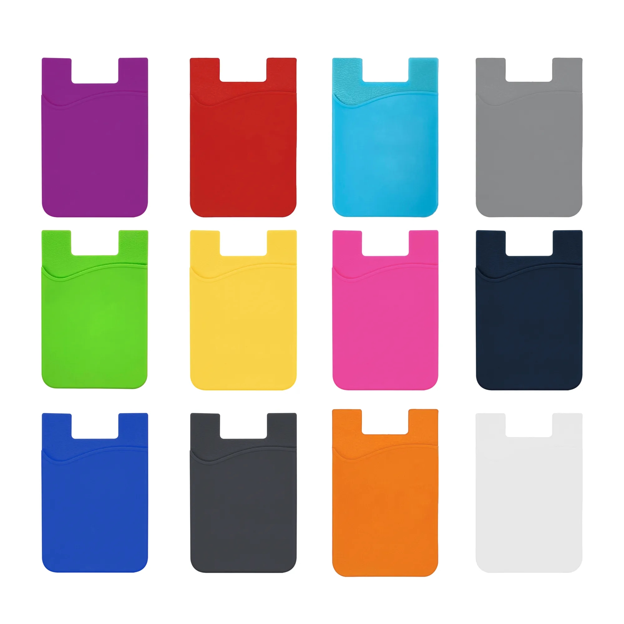 MOQ 50 Silicone Cell Phone Wallet 2