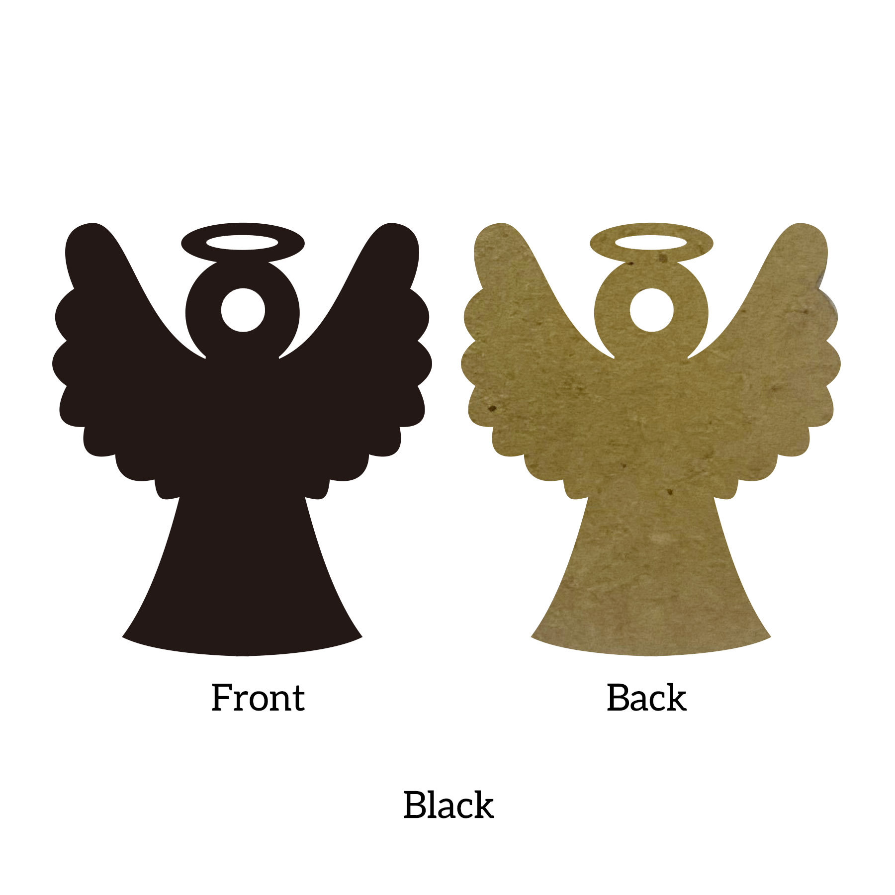 Free Shipping Solid Color Christmas Ornament - Angel 31