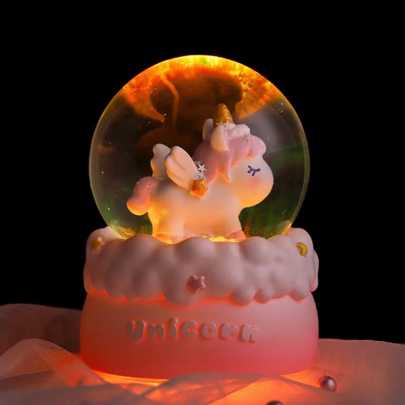 Unicorn Luminous Trumpet Crystal Ball 13