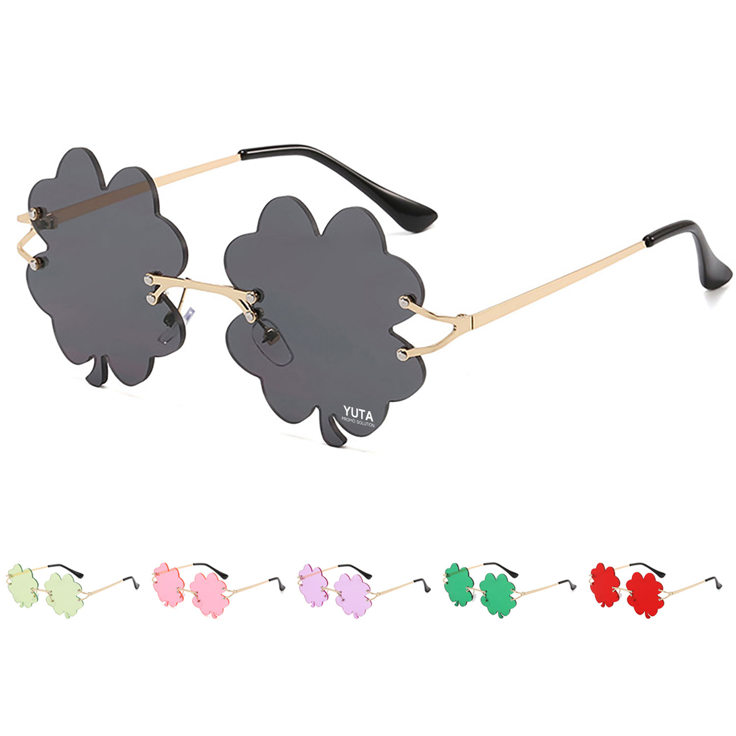 UV Protection Four-Leaf Clover Sunglasses 1