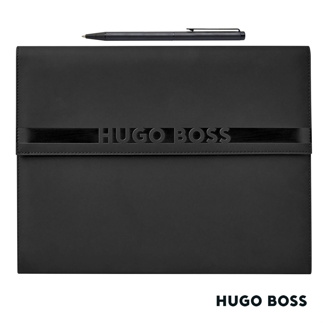 Hugo Boss® Cloud Ballpoint Pen & A4 Folder Set 8