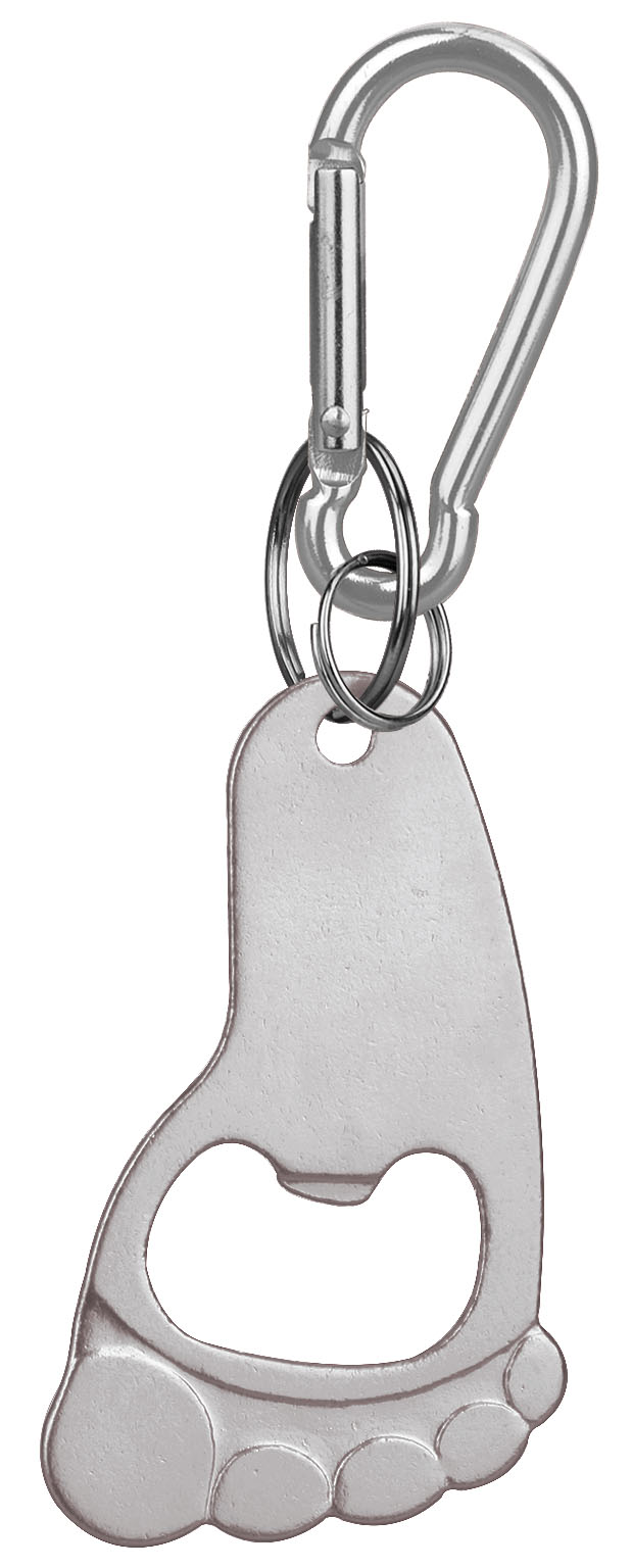 Foot Shaped Bottle Opener Key Holder and Carabiner 7