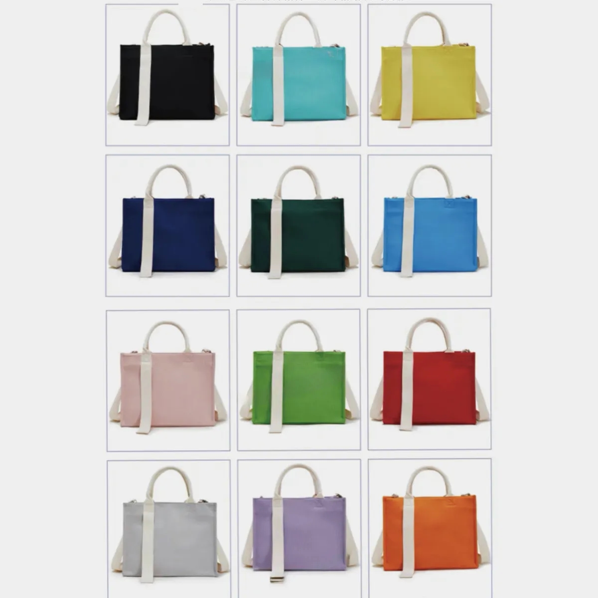 Canvas Bag With Ribbon Tote Exhibition Can Be Customized 4