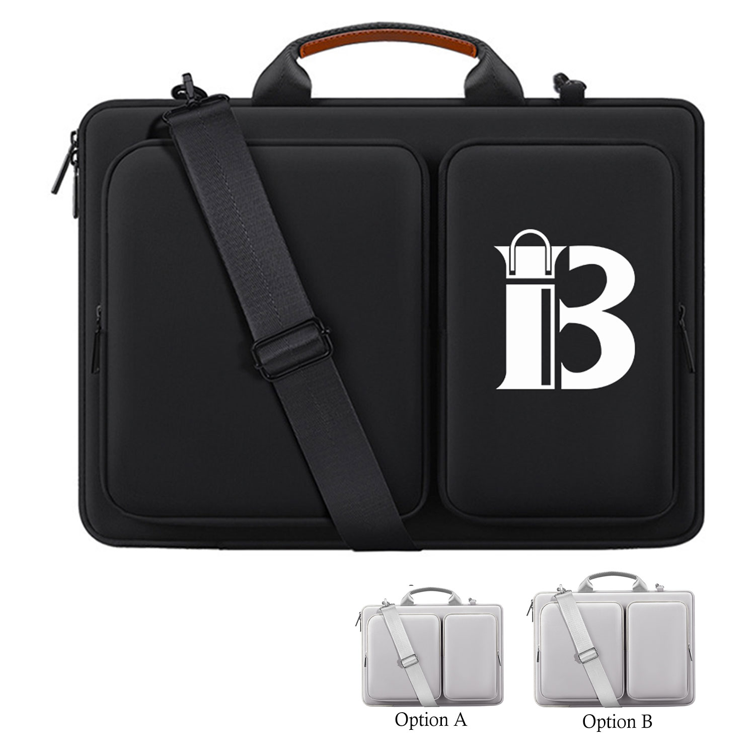 15.6 inch Portable Oxford Laptop Briefcase messenger Bag