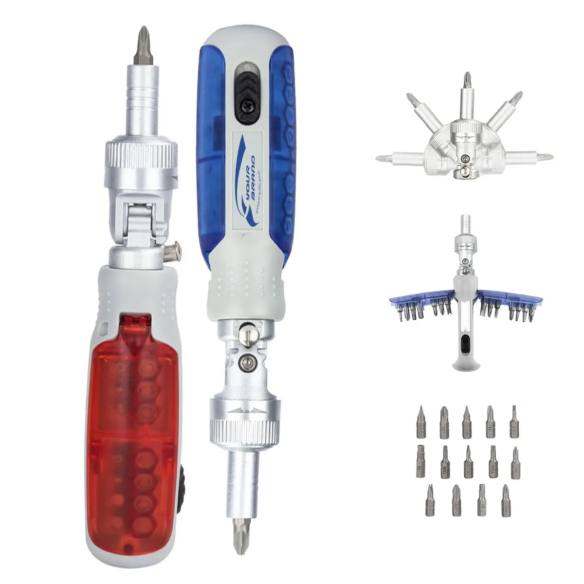 14-in-1 Portable Home Magnetic Ratchet Screwdriver Set 3