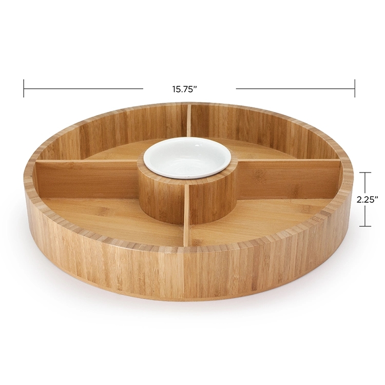 LARGE 2-PC BAMBOO SERVING TRAY 3