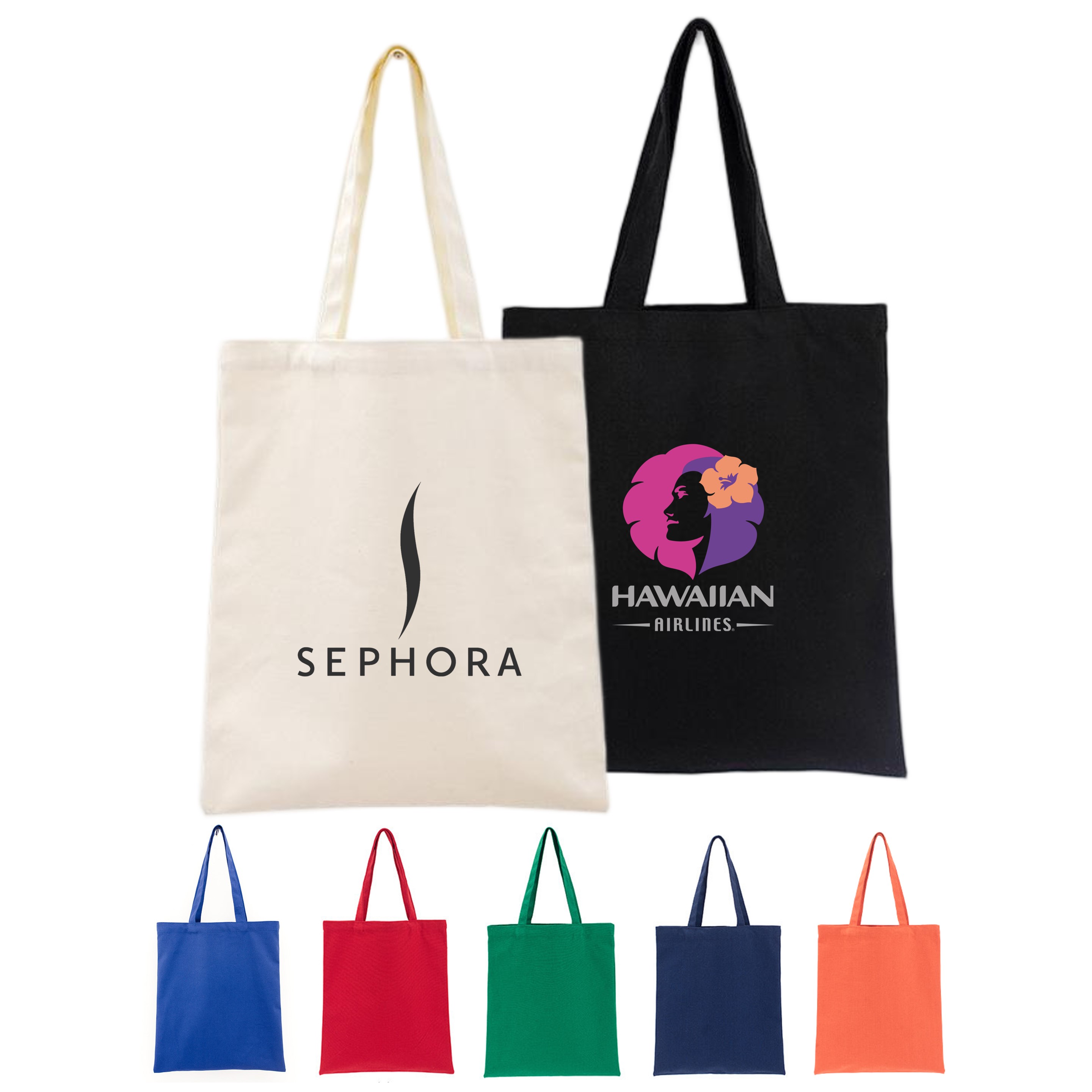 5oz Cotton Canvas Tote Bag - OCEAN 5