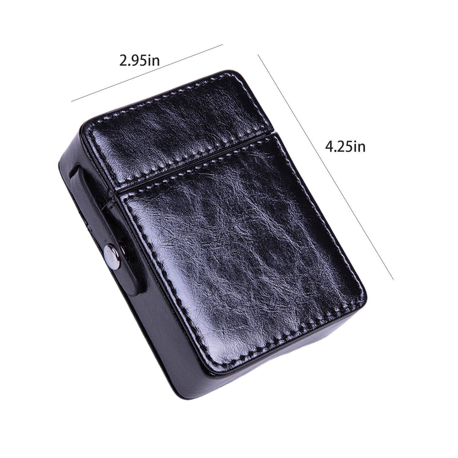 PU Leather Cigarette & Lighter Case 4