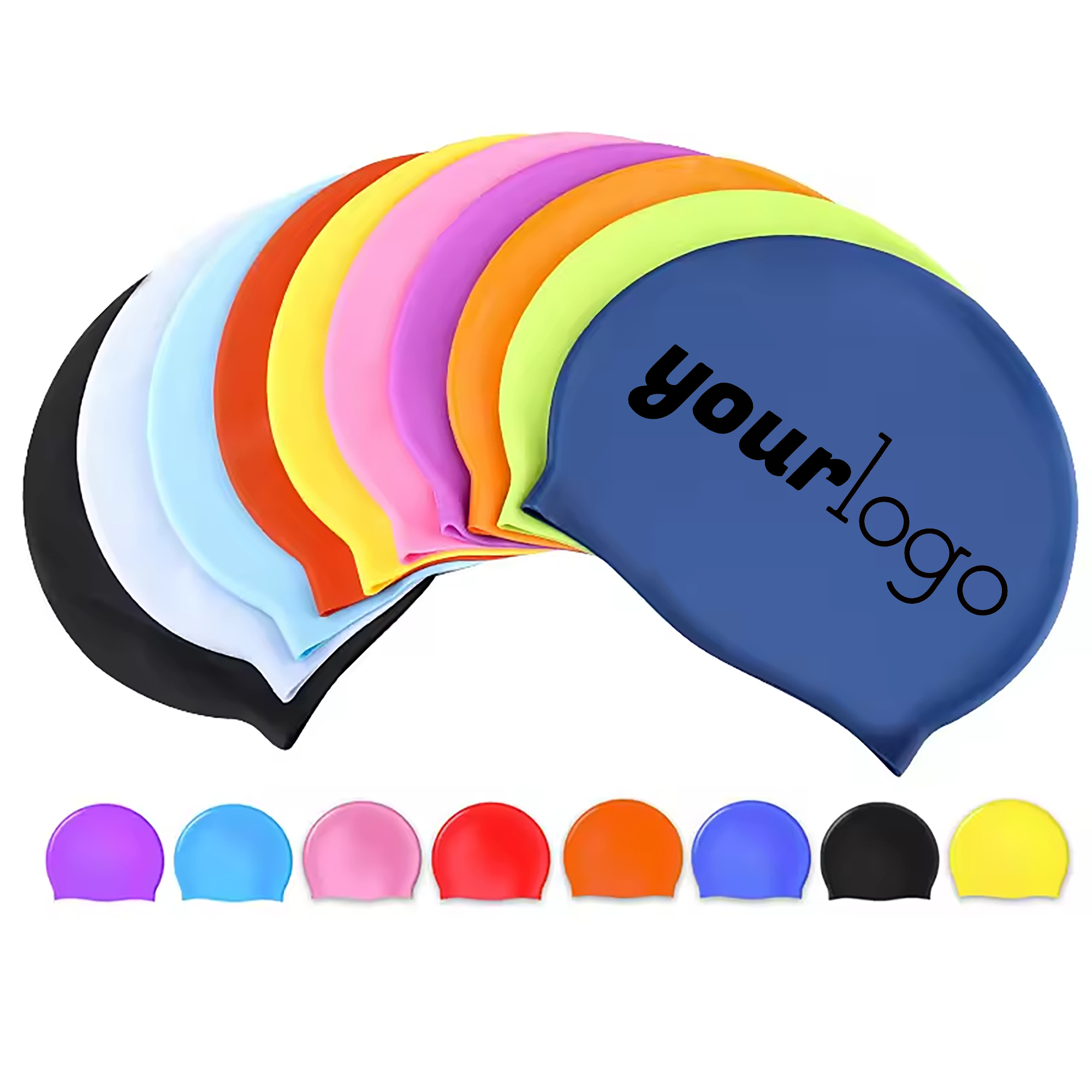 Unisex Silicone Swimming Cap 6