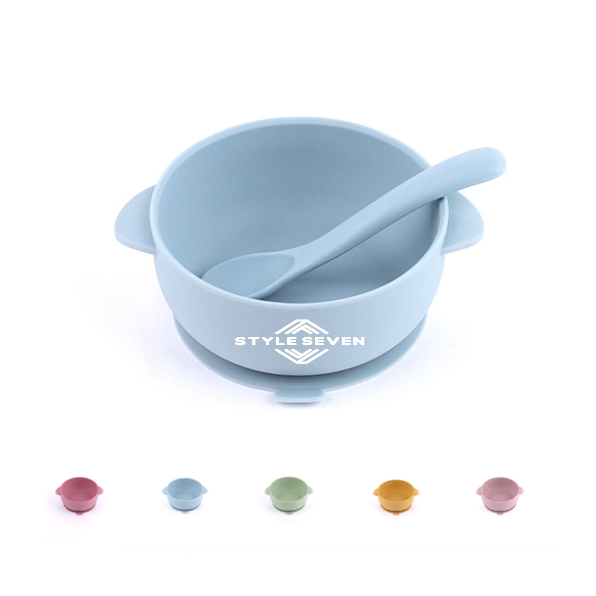 Skidproof Silicone Placemat Bowls