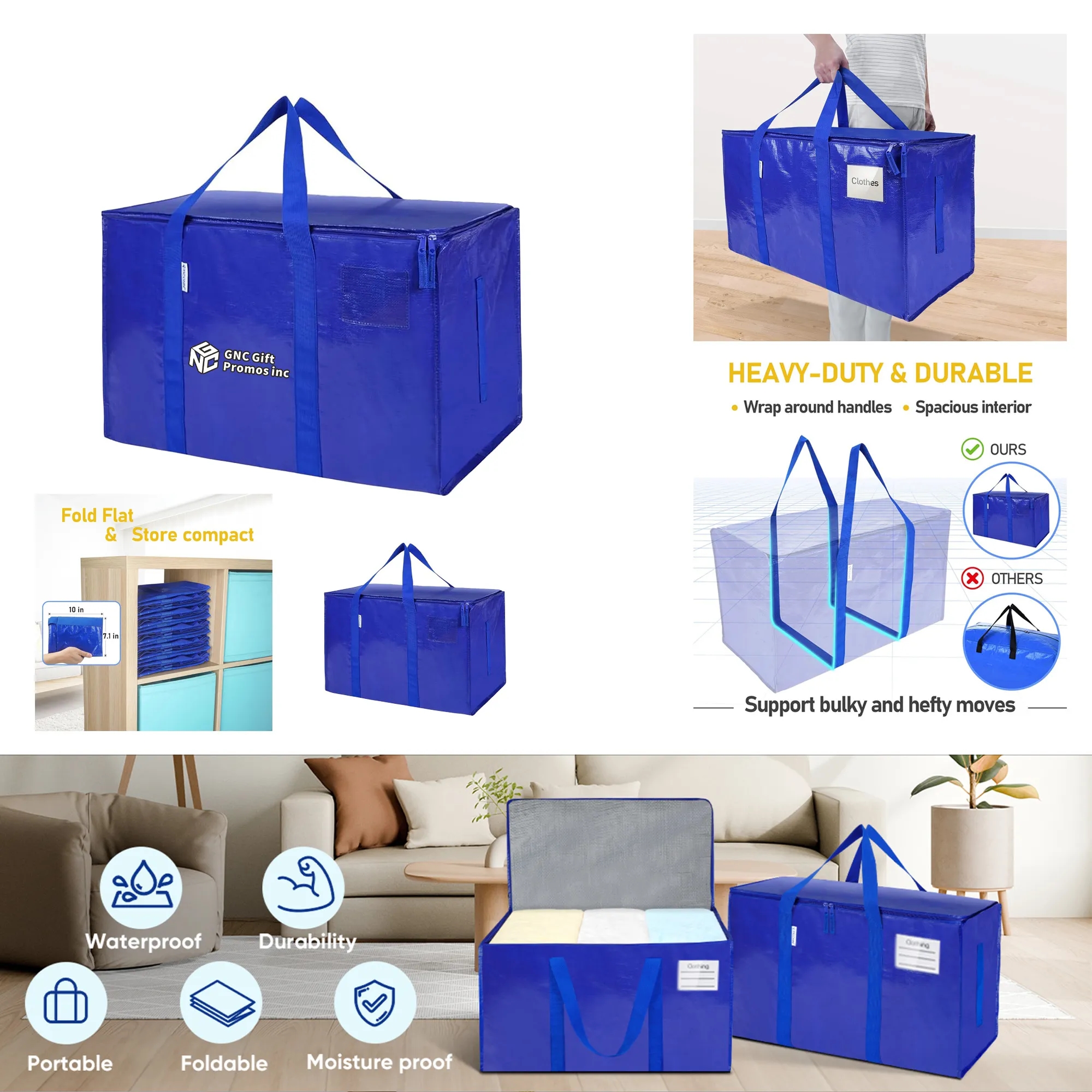 Heavy Duty Storage Bags Moving Boxes 2