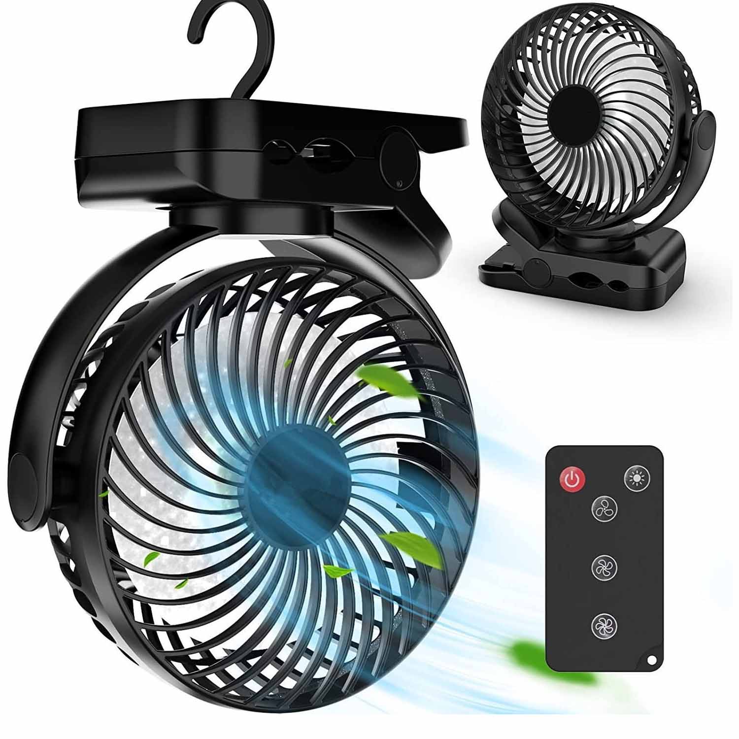 8000 mAh outdoor camping LED lighting fan light 5