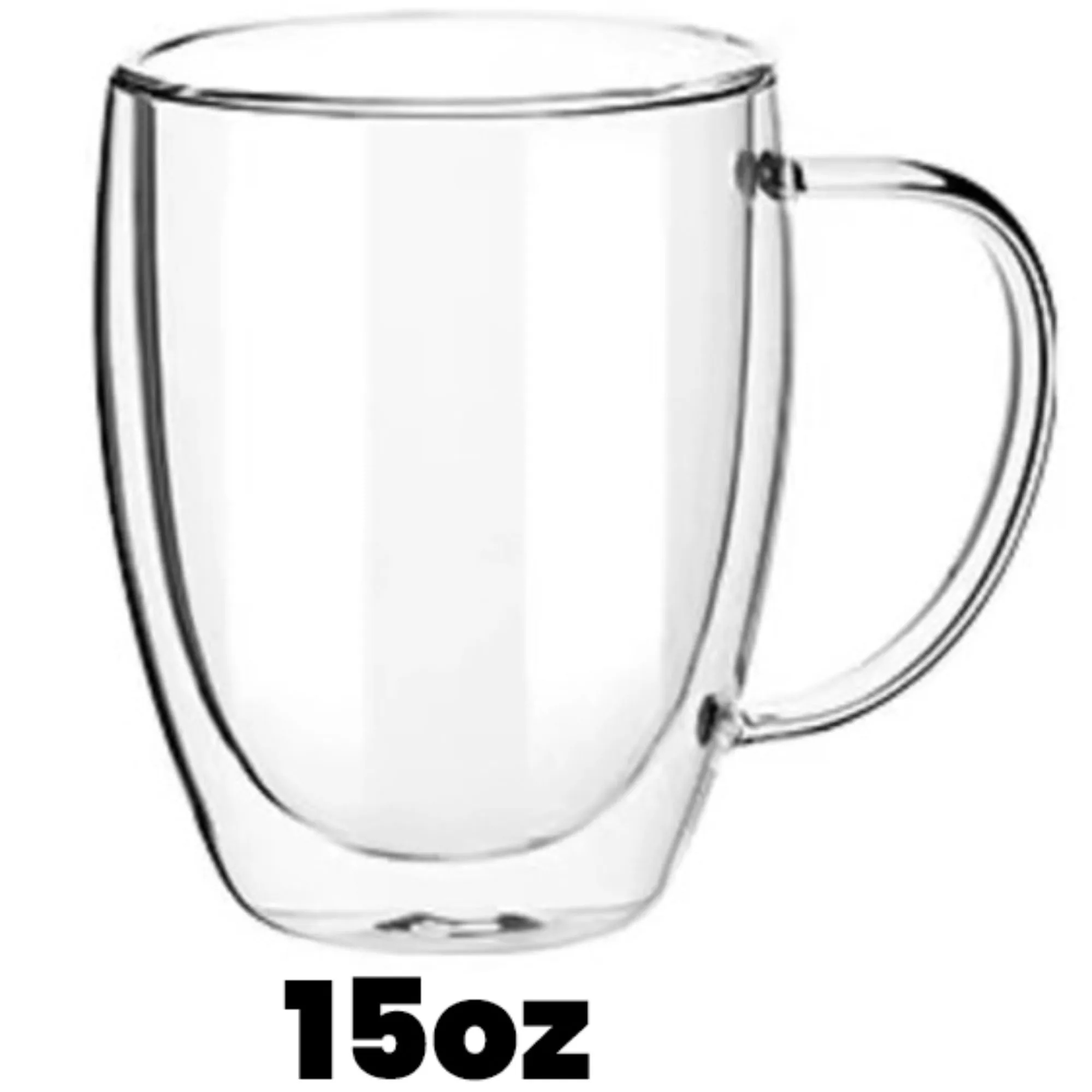 Glass Double-Layer Insulated Coffee Cup 3
